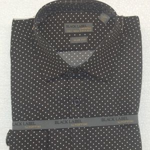 BLACK LABEL  RUFFINI MEN'S LONG SLEEVE DRESS SHIRT